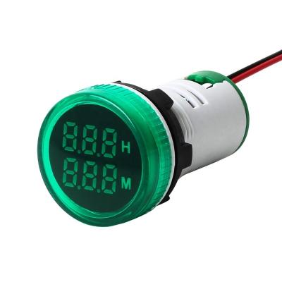 China NIN New Product High Quality Round Tube Indicator Hours High Efficiency Digital Display Digital Accurate Timer AD101-22HR Large for sale