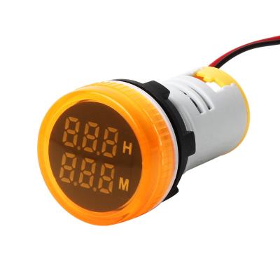 China New High Quality Round NIN Hour Meter High Quality Round Tube Indicator High Efficiency Digital Display Panel Meter AD101-22HR for sale