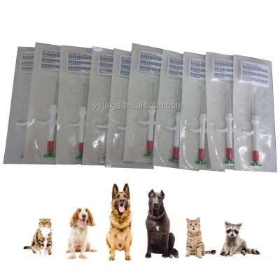 China Tracking Microchip ID Injector Animal Chip Injector Chip For Cow Cat Dog Pet Identification / Tracking for sale