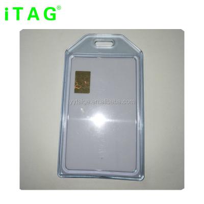 China Fashion office school exhibition factory use transparent soft card holder for sale