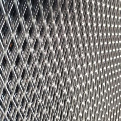 China Stainless Plain Weave/Steel/Aluminum/Copper Diamond Metal Pattern Expanded Mesh for sale