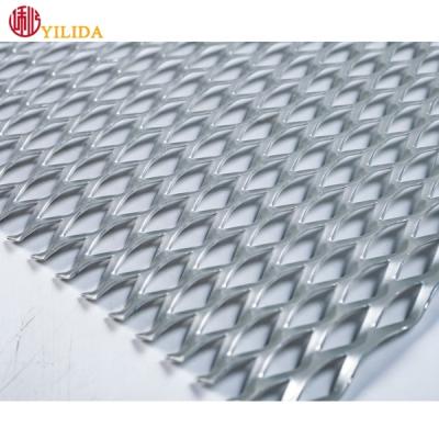 China Diamond Decorative Aluminum Expanded Metal Modern High Mesh For Security Window for sale