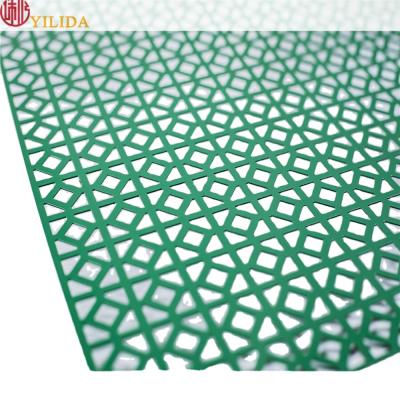 China Beautiful PVDF Aluminum Low Carbon Steel Perforated Metal Sheet With Customized Size for sale