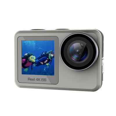 China Real Function HDKing New Arrival Body Waterproof Dual Screen 4K Action Recording Camera For Underwater for sale