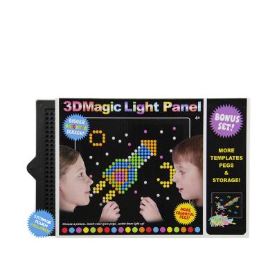 China 3D PATTERN 3D magic led wall light panels for kids for sale