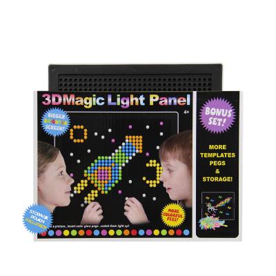 China 3D PATTERN 3D Magic Color Changing Smart Led Light Panels for sale