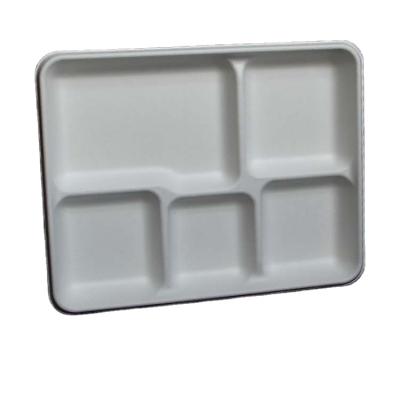 China Environmentally Friendly Degradable Disposable Food Bagasse Sugar Cane Lunch Box for sale