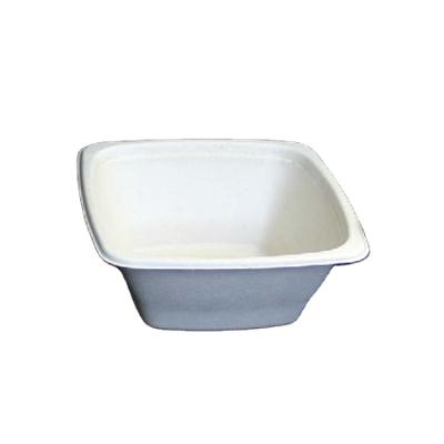 China Disposable Eco Bagasse Salad 32 Oz Disposable Bowl With Lid for sale