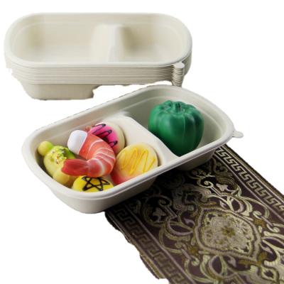 China High Quality Disposable Sugar Cane Food Box Biodegradable Food Containers for sale