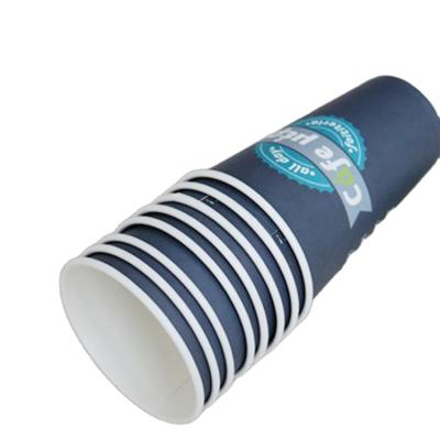 China Disposable Custom Brand Paper Containers Cups Disposable Cups With Lids for sale