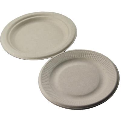 China 9 inch disposable disposable paper plate for sale