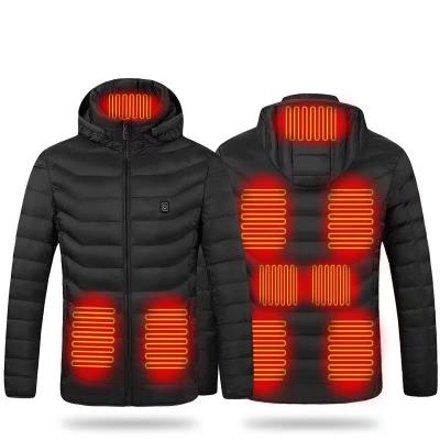 China Other Heated jacket electric heating jacket for men winter warm puff down custom design waterproof support battery heated jacket for sale