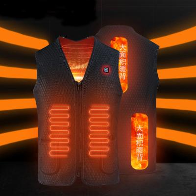 China Other Electric heated vest with battery pack personalized all size fleece winter hooded 5v smart cotton men women heated hunting vest for sale