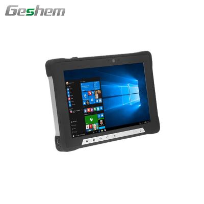 China Drop Resistance 10.1 Inch Core i3 i5 i7 CPU Win10 8GB Ram 64GB RAM 64GB SSD RJ45 RS485 WiFi Rugged Tablet Industrial for sale