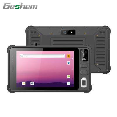 China Geshem New Design Waterproof 8 Inch Android 1000 Nits Sunlight Screen 4G Lte Rugged Readable Tablet for sale