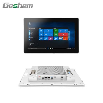 China 15 Inch Capacitive Touch Screen All In One Panel Industrial PC With CPU WiFi 4G LTE And I O Rich Optional J1900 i3 i5 i7 15.6 Inches for sale