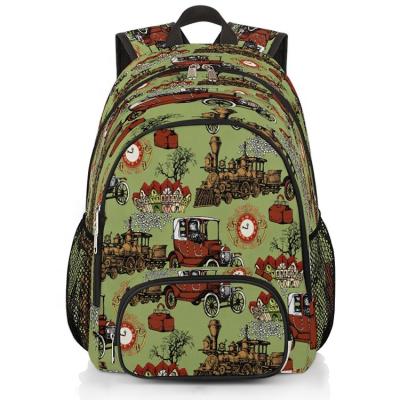 China Waterproof Lightweight Boys Girls School Bags College Bookbags Kids Backpack With Front Pockets For Back To School Travel for sale