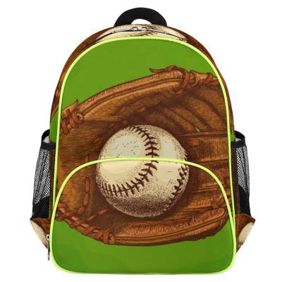 China Simple Amazon Waterproof Baseball Travel Bag School Kids Backpack For Boys Girls Kindergarten Toddler Backpack for sale