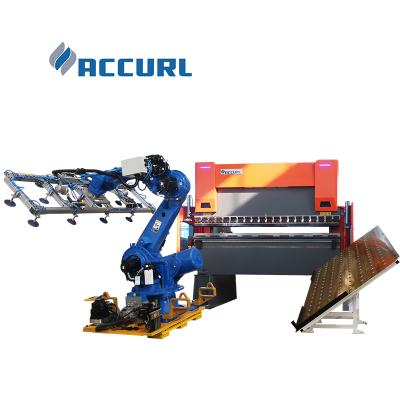 China Stainless Plate Bending Big Accurl Handing CNC Hydraulic Press Brake 3100mm For Metal Sheet Plate Robot Press Big Bending Brake for sale