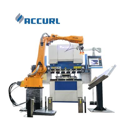 China Accurl 180kg Small Robot Press Brake 3100mm Steel Plate Stainless Plate Bending Machine, CNC Press Brake Machine for sale