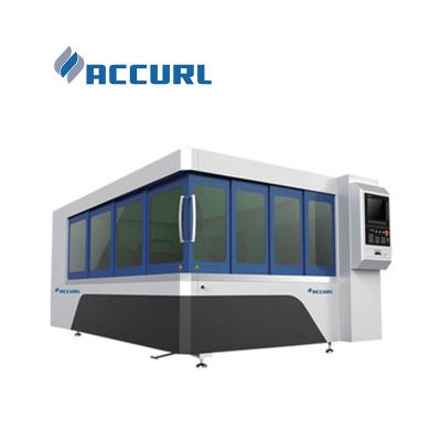 China Laser CUTTING ACCURL New Design Sheet Metal Cutting To Line 2000w Fiber Laser Cutting Machine IPG Laser Length Cutting Machine for sale