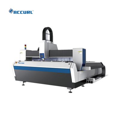 China Single Laser CUT ACCURL Smart KJG Series Table Fiber Laser Cutting Cutting Machine With Pipe Cutting System for sale