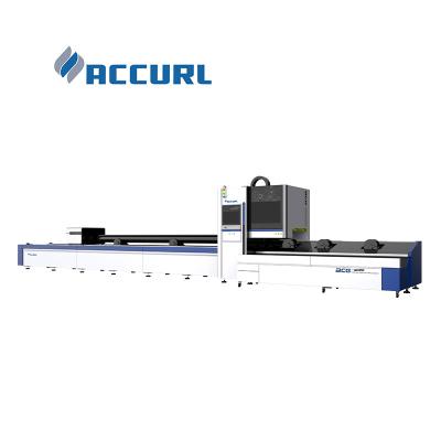 China Laser CUTTING ACCURL CNC Fiber Laser Cutter Metal Pipe And Tube 6020 Cutting Machine 3000W for sale