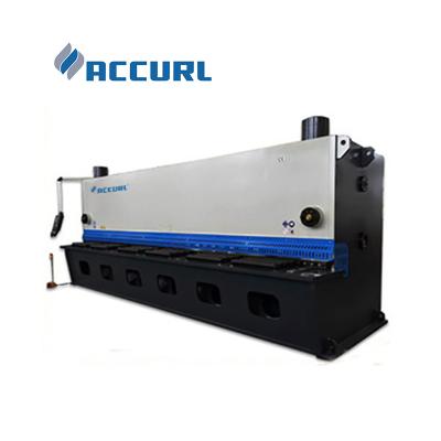 China Industrial Hydraulic Guillotine Cutting ACCURL 8MM Thickness Metal Shear Machine for sale