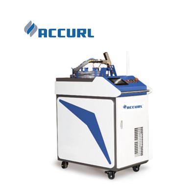 China ACCURL 4mm Metal Stainless Steel Fiber Laser Welder 1500w Handheld Laser Welding Machine Prices for sale