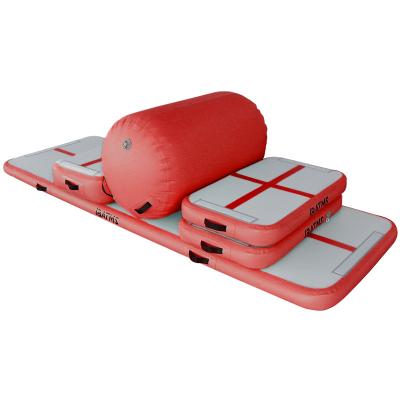 China New Design Durable Inflatable Rolling Gym Mat Air Track Gymnastics Mattress for sale