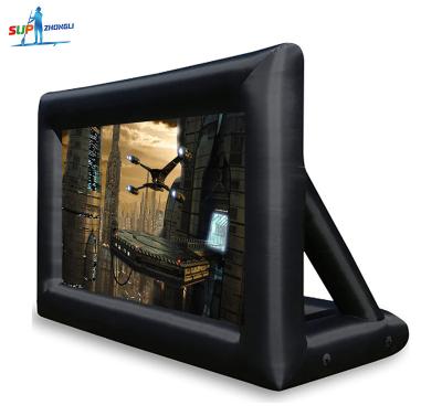 China Outdoor PVC/Oxford Inflatable Canvas Inflatable Projection Inflatable Movie Screen Inflatable Movie Cinema for sale