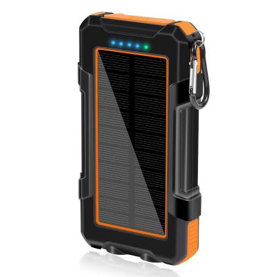 China 20000mah Solar Power Bank Waterproof Solar Power Bank Hotsale Portable Solar Wireless Powerbank Mobile Solar Phone Charger for sale