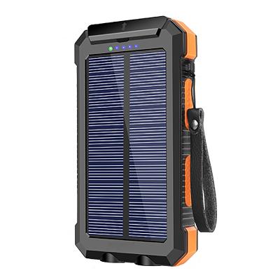 China Wholesale 30000mah Solar Panel Charging Waterproof Dual USB Solar Panel Mobile Phone Charger Solar Power Battery Charger Mobile Solar Power Bank for sale