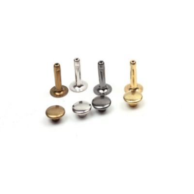 China Iron Brass Tubular Rivets For Iron Hardware Leather for sale