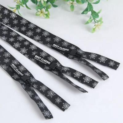 China Narrow End Durable Nylon Printed Waterproof Zipper for sale