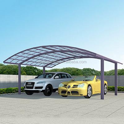 China Large rainproof garage etc. Polycarbonate M Type L Type T Type Outdoor Cheap Car Parks Shade Sun Customize Roof Canopy Aluminum Carport for sale