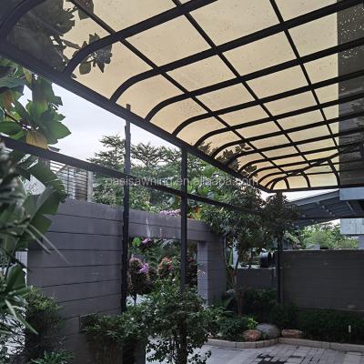 China Balcony Customized Awning Aluminum Windows Canopy Easy Install Polycarbonate RV Window Awning for sale