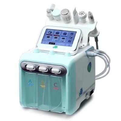 China Acne Treatment Oxygen Bubble 6 Portable Small Skin Style New In 1 Deep Cleaning Facial H2O2 Machine for sale