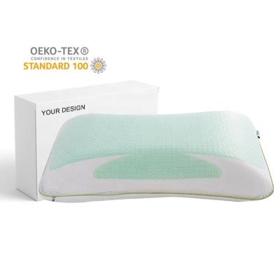 China High Quality Customized Ergonomics Gel Memory Foam Cooling Comfortable Comfortable Cool Pillow for sale