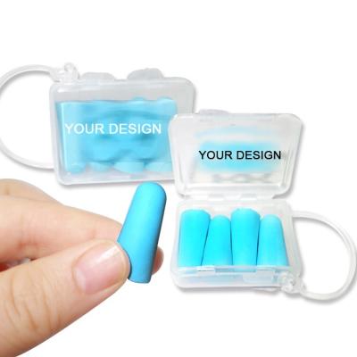 China Any Noise And Noisy Environment Hot Selling Amazon Hearing Protection Anti Slow Down Rebound Memory Foam Earplugs for sale