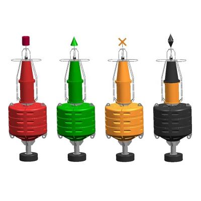 China UV Resistant Design 2m4 Single Beacon Polyethylene Buoy Marine Used Navigation Beacon for sale