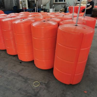 China PE Boat Corrosion Resistance Waterway Buoy Marine Floating Barrier Buoy Cylinder Foam Filled Type for sale