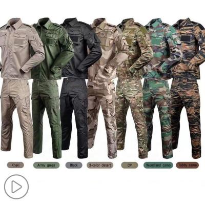 China MC Camouflage Tactical Suit Outdoor Tactical Dress Fan Camouflage Men's All-terrain Breathable Multicolor Field Suit Suit for sale