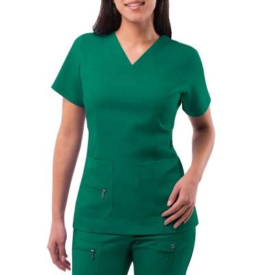 China Customized Comfortable Fashion Design Print Nurse Scrubs Uniforms Sets Spandex Uniforms Para Hospital for sale