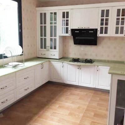 China Counterntop Modern Slabs Kitchen Furniture Aluminum Cabinet for sale