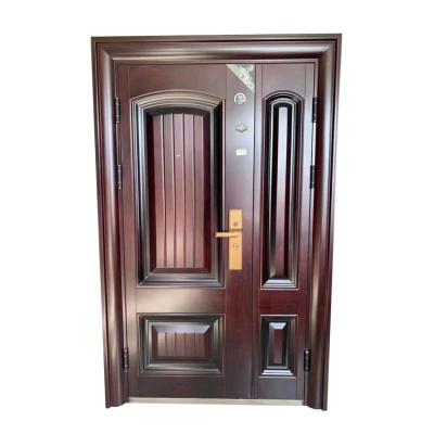 China Swing Factory Custom Designs Home Apartment Swing Steel Security Door for sale