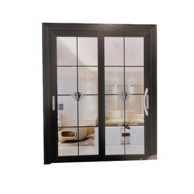 China Modern Factory Hot Sales Bathroom Aluminum Alloy Flush Glass Door Designs for sale