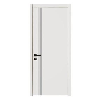 China 2020 Modern Design Modern Wood Paint Door Main Solid Wood Interior With Wholesale Price for sale