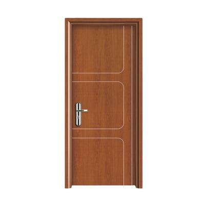 China Modern Interior Solid Wood Skin Teak Door Veneer Wood Door With Cheap Price for sale