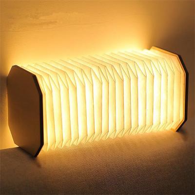 China Latest 2021 3d portable creative products customizable personalized accordion lamp for sale